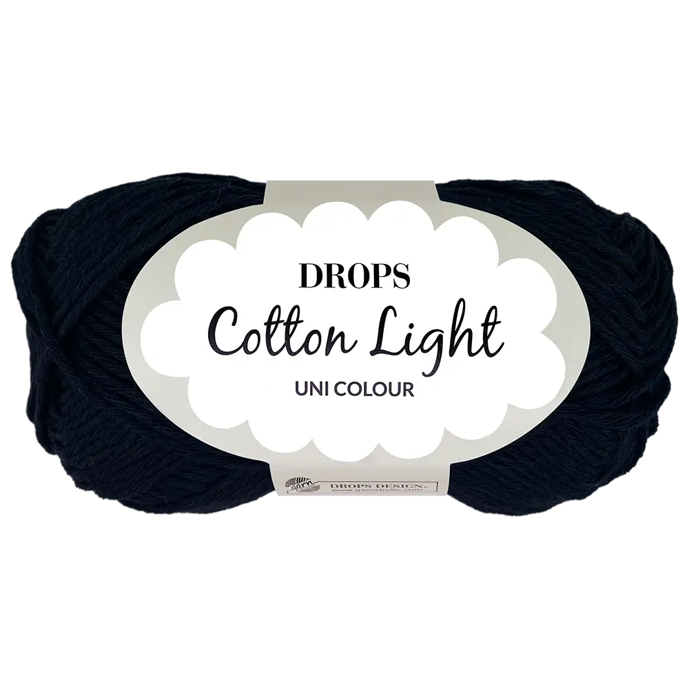 #Farbe_Drops Cotton Light | 20 Schwarz