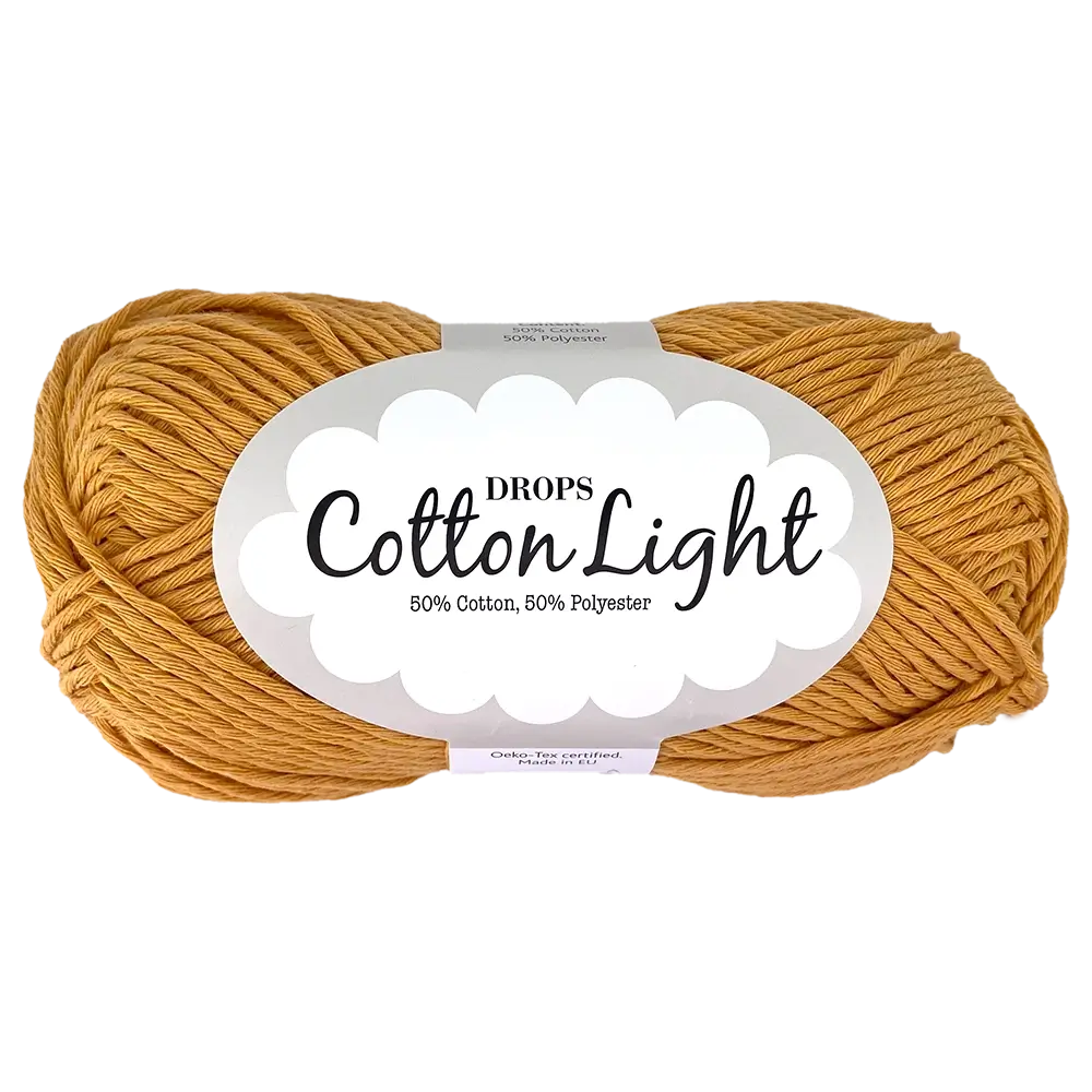#Farbe_Drops Cotton Light | 28 Goldgelb