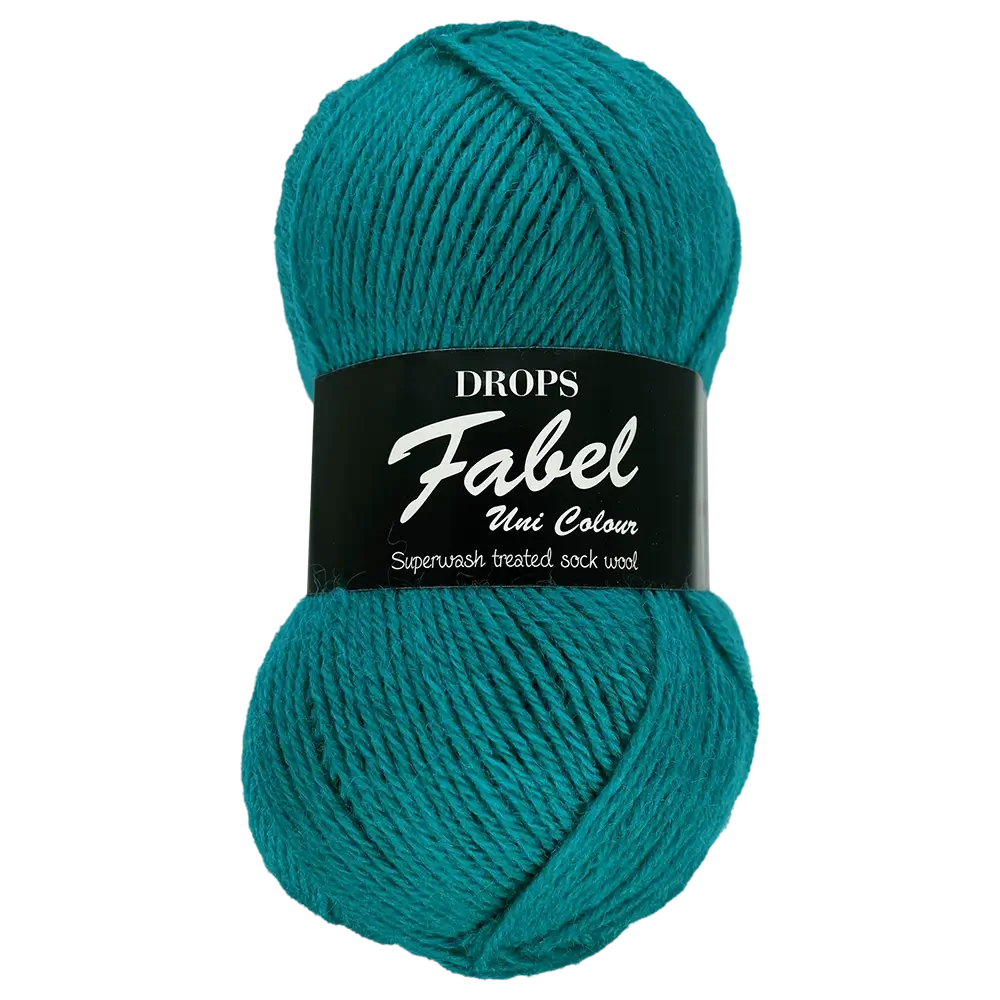 #Farbe_Drops Fabel Uni | 105 Türkis