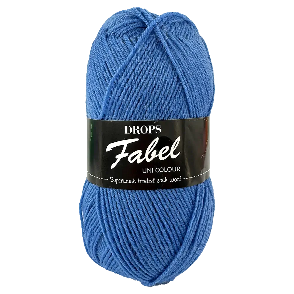 #Farbe_Drops Fabel Uni | 116 Kornblumenblau