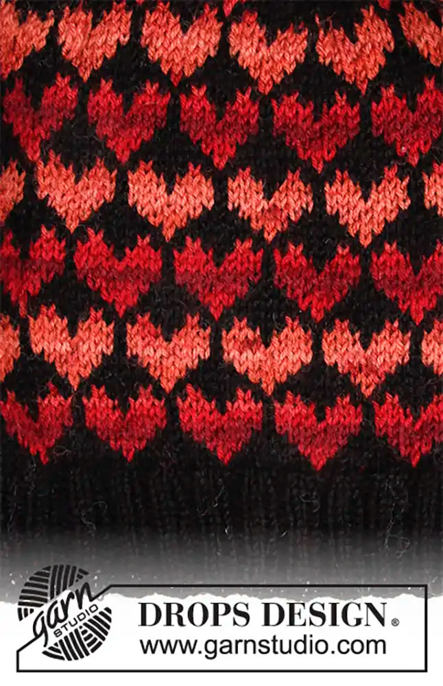 Mütze & Handschuhe Queen of Hearts (Strickset)