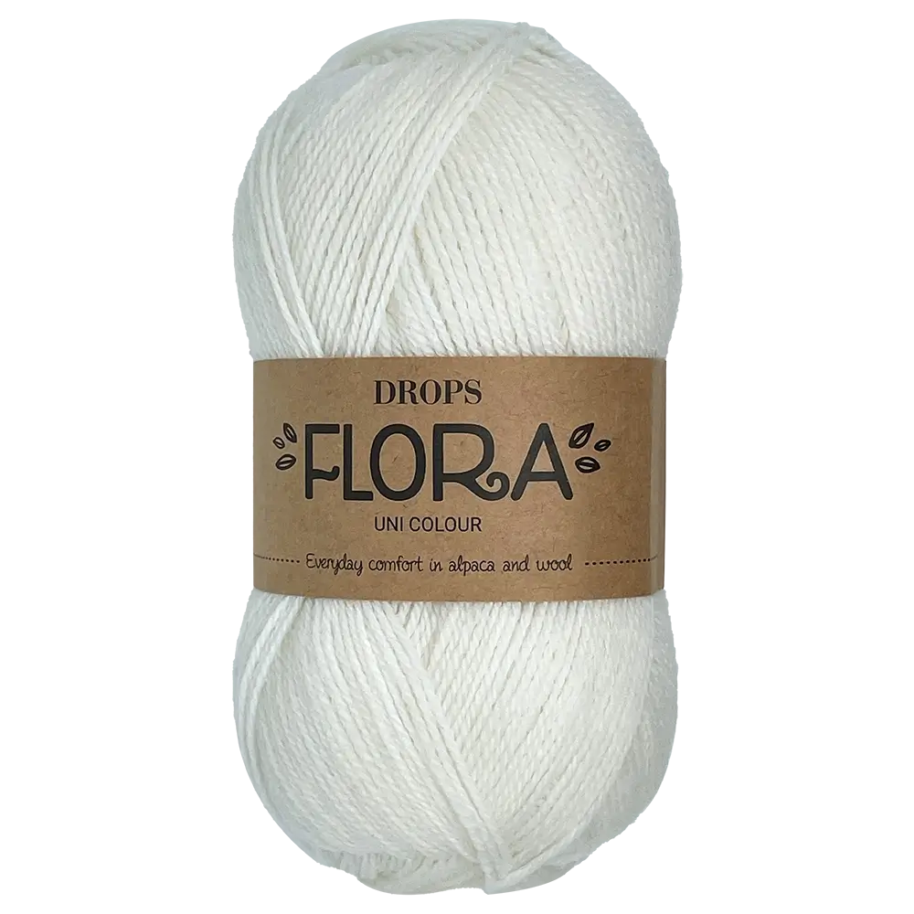#Farbe_Drops Flora Uni | 02 Weiß