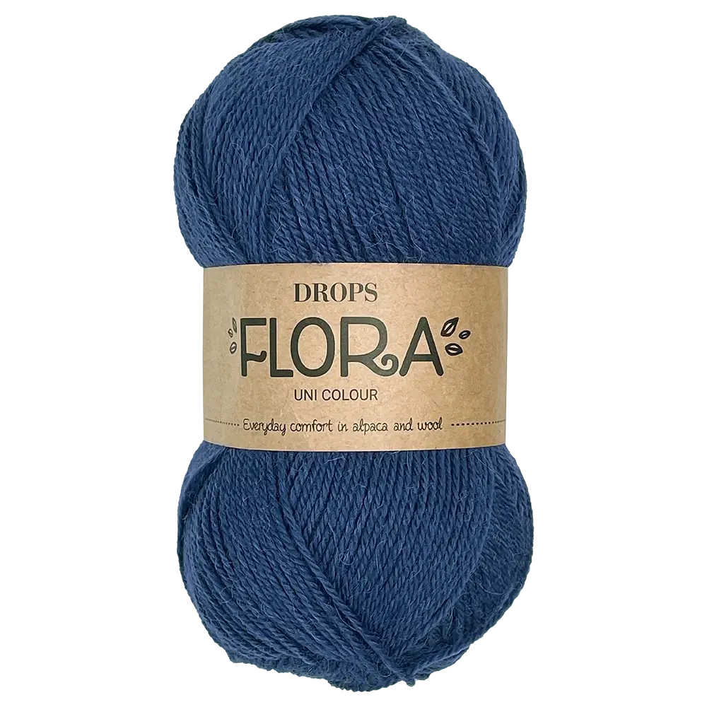 #Farbe_Drops Flora Uni | 10 Indigo