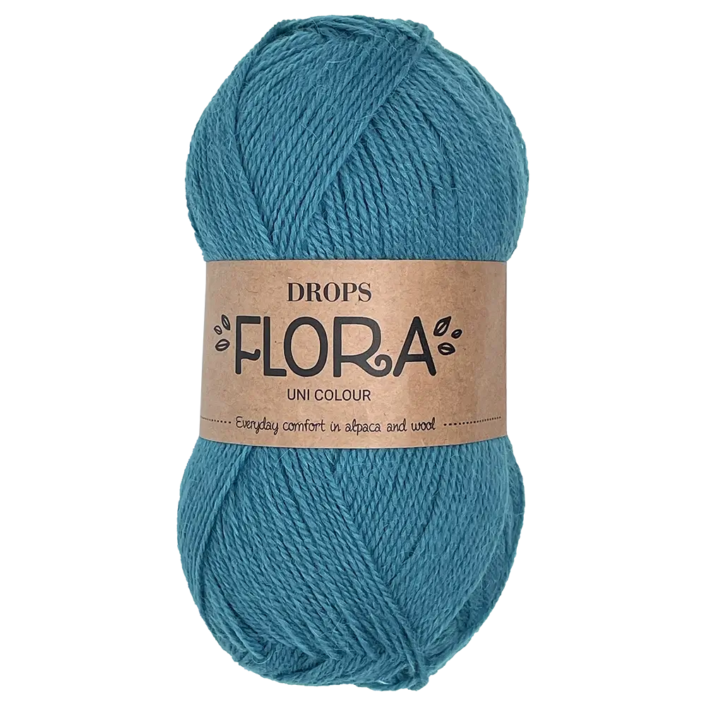#Farbe_Drops Flora Uni | 13 Jeansblau