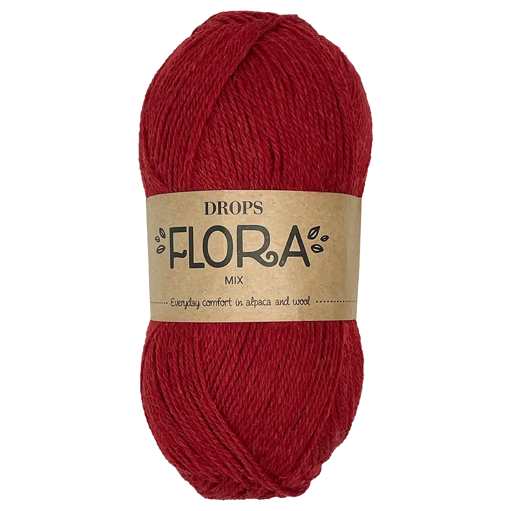 #Farbe_Drops Flora Uni | 18 Rot
