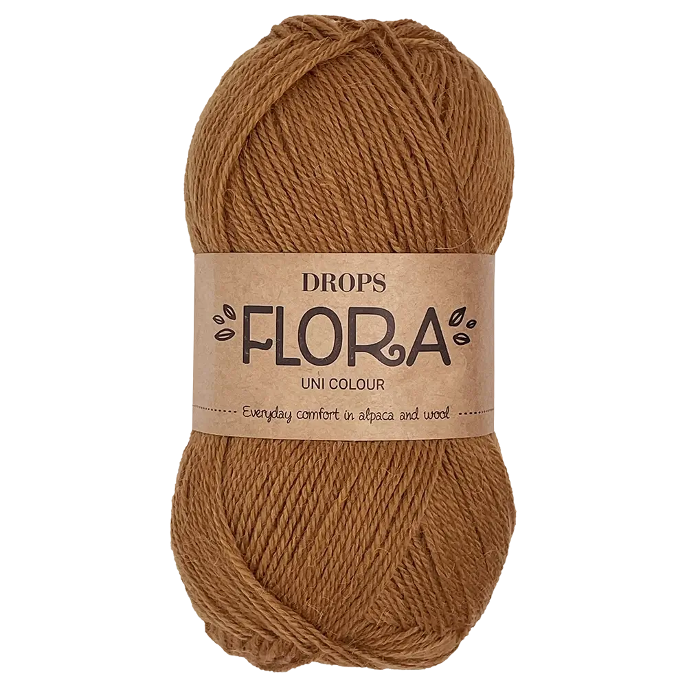 #Farbe_Drops Flora Uni | 25 Karamell