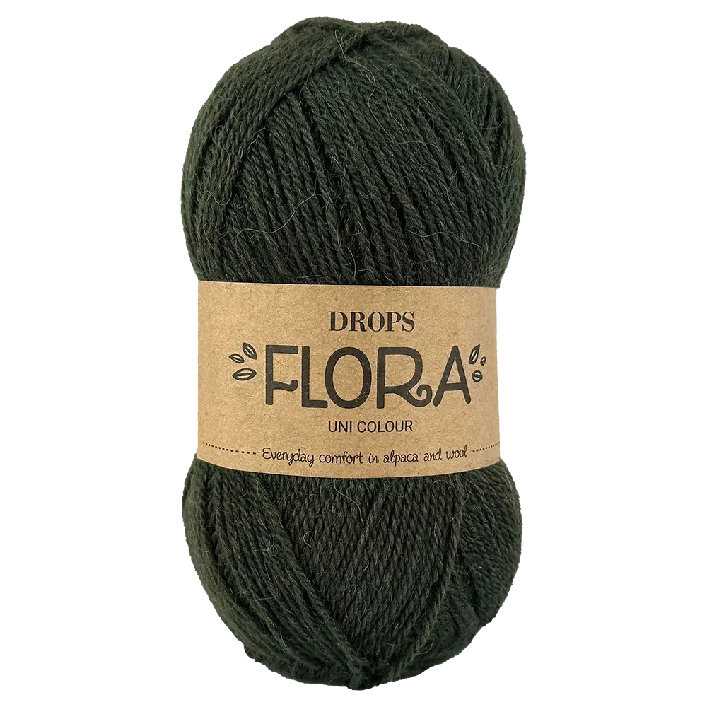 #Farbe_Drops Flora Uni | 32 Dunkelgrün