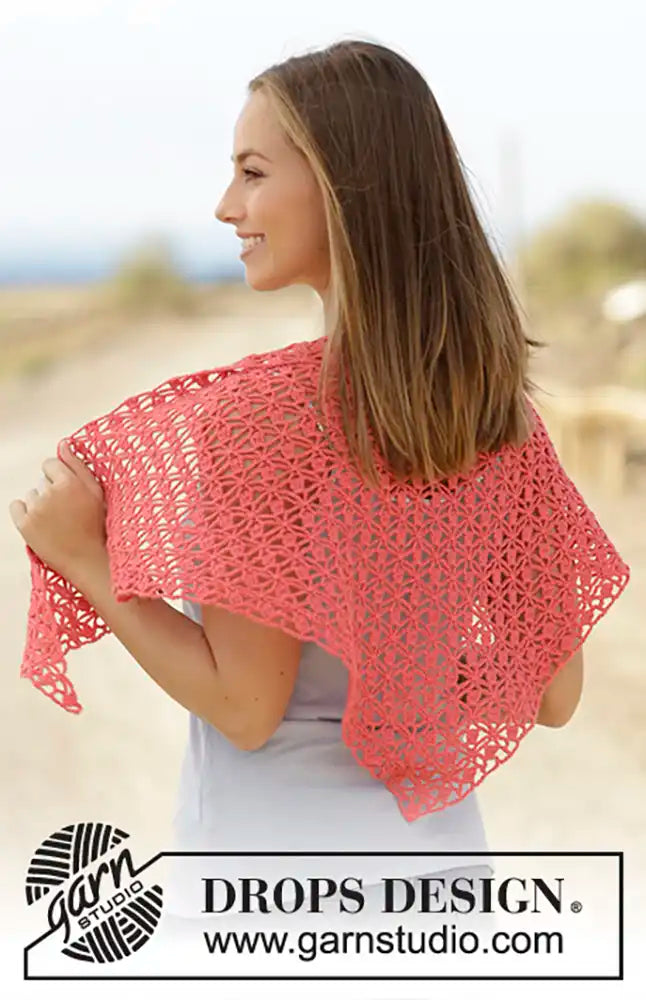 Dreieckstuch Lampone (Häkelset)