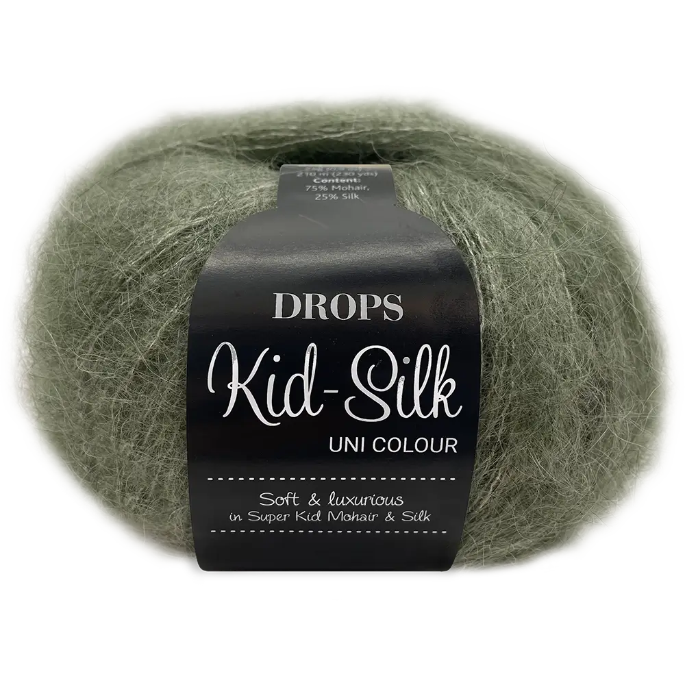 #Farbe_Drops Kid-Silk | 34 Salbeigrün