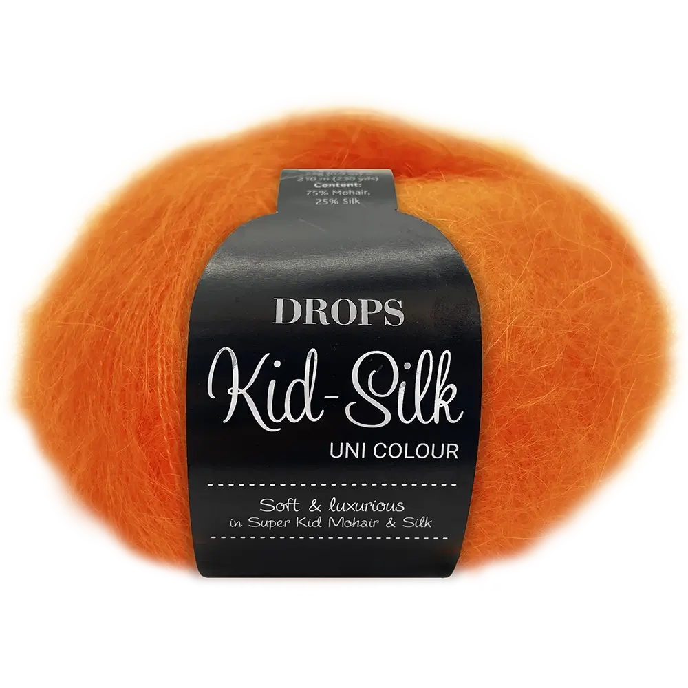 #Farbe_Drops Kid-Silk | 49 Elektrisches Orange