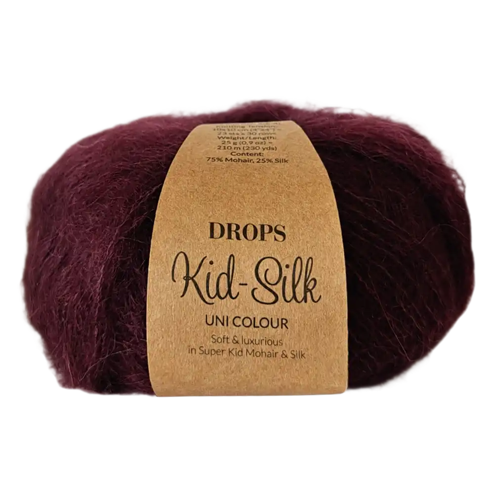 #Farbe_Drops Kid-Silk | 71 Weinrot