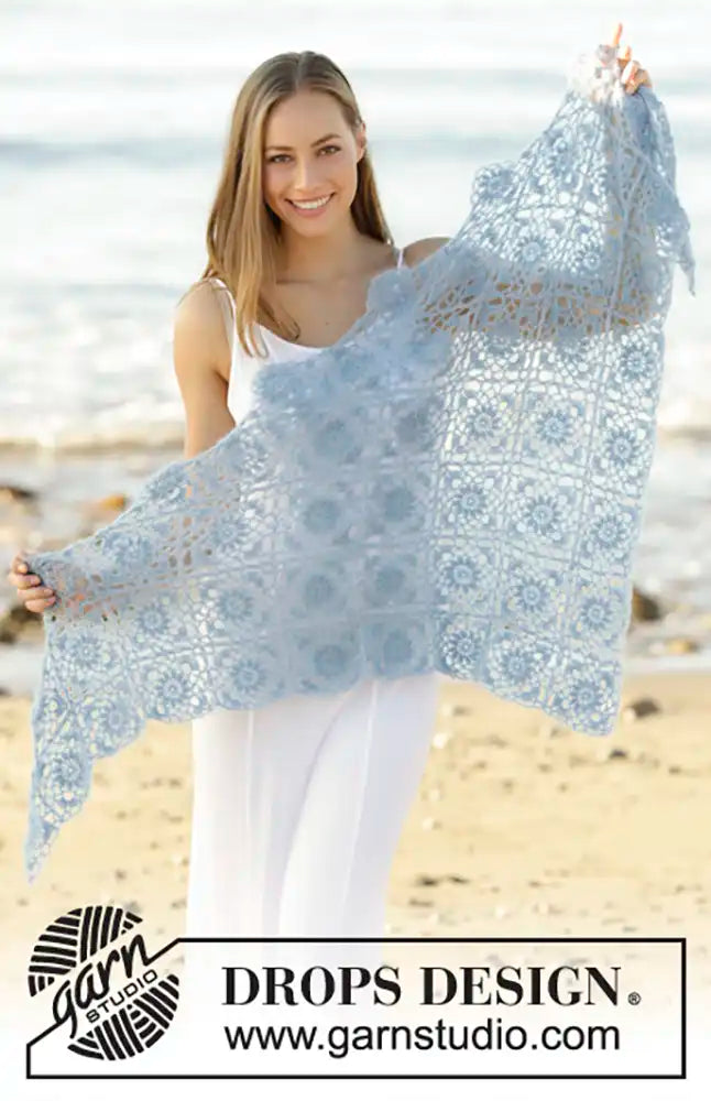 Dreieckstuch Lisbon Tiles (Häkelset)