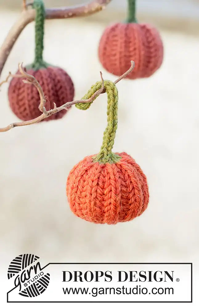 Anhänger Kürbis Harvest Charm (Strickset)