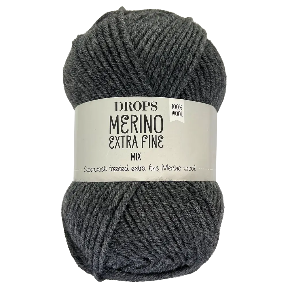 #Farbe_Drops Merino Extra Fine Mix | 04 Grau