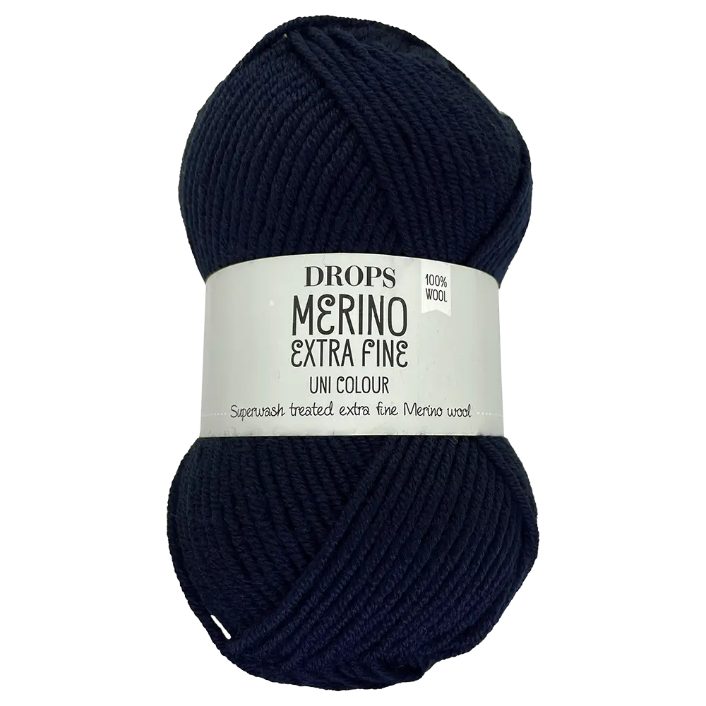 #Farbe_Drops Merino Extra Fine Uni | 27 Marine