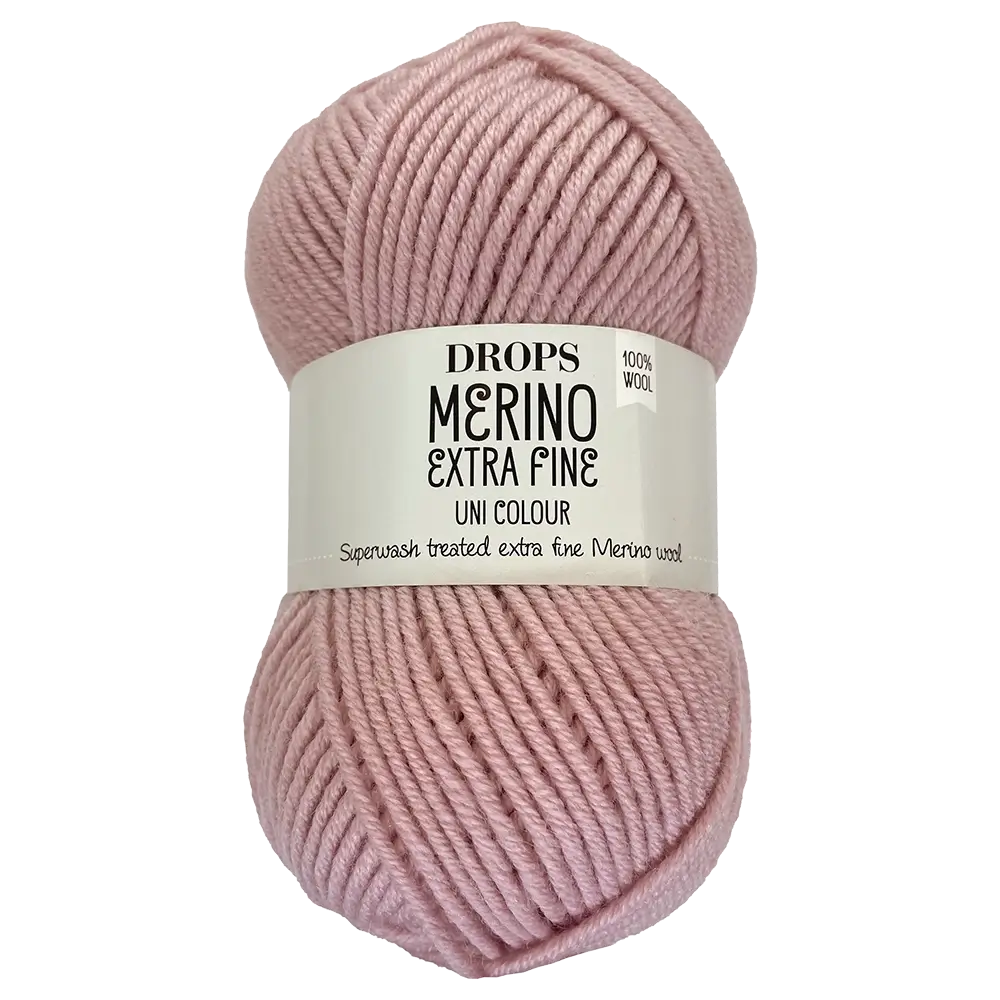 #Farbe_Drops Merino Extra Fine Uni | 40 Puderrosa