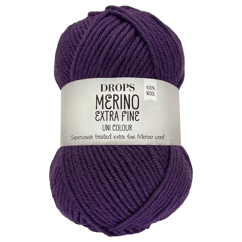 #Farbe_Drops Merino Extra Fine Uni | 44 Königslila