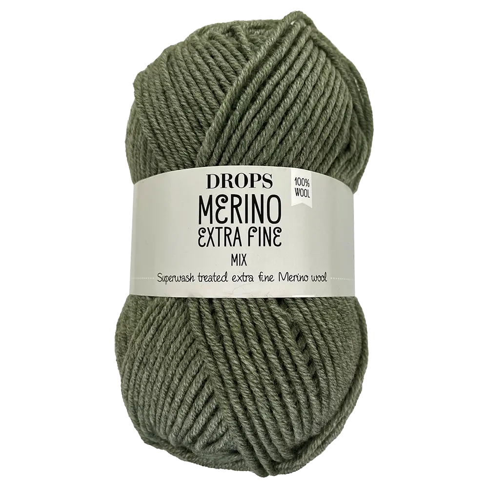 #Farbe_Drops Merino Extra Fine Mix | 47 Salbeigrün