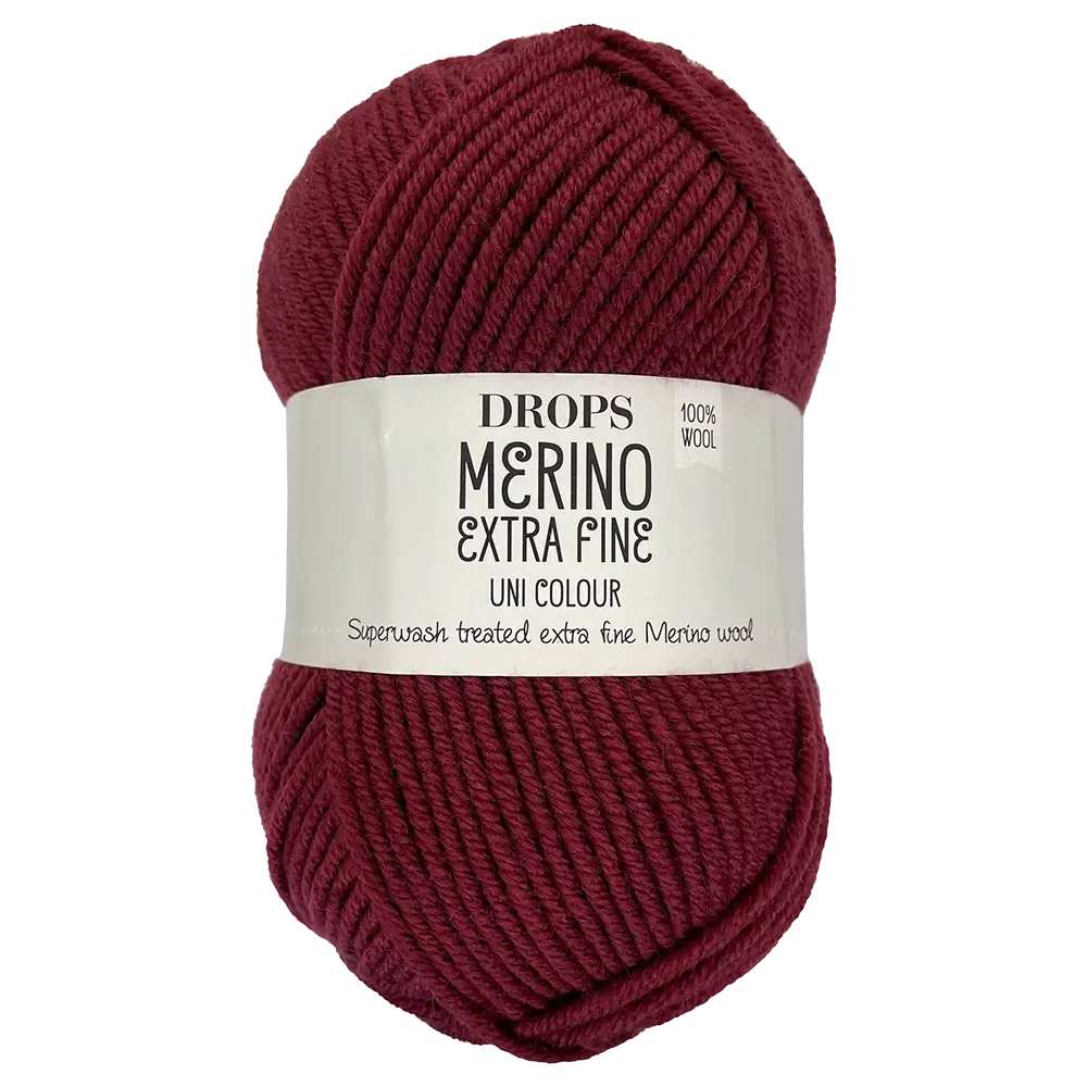 #Farbe_Drops Merino Extra Fine Uni | 48 Bordeaux