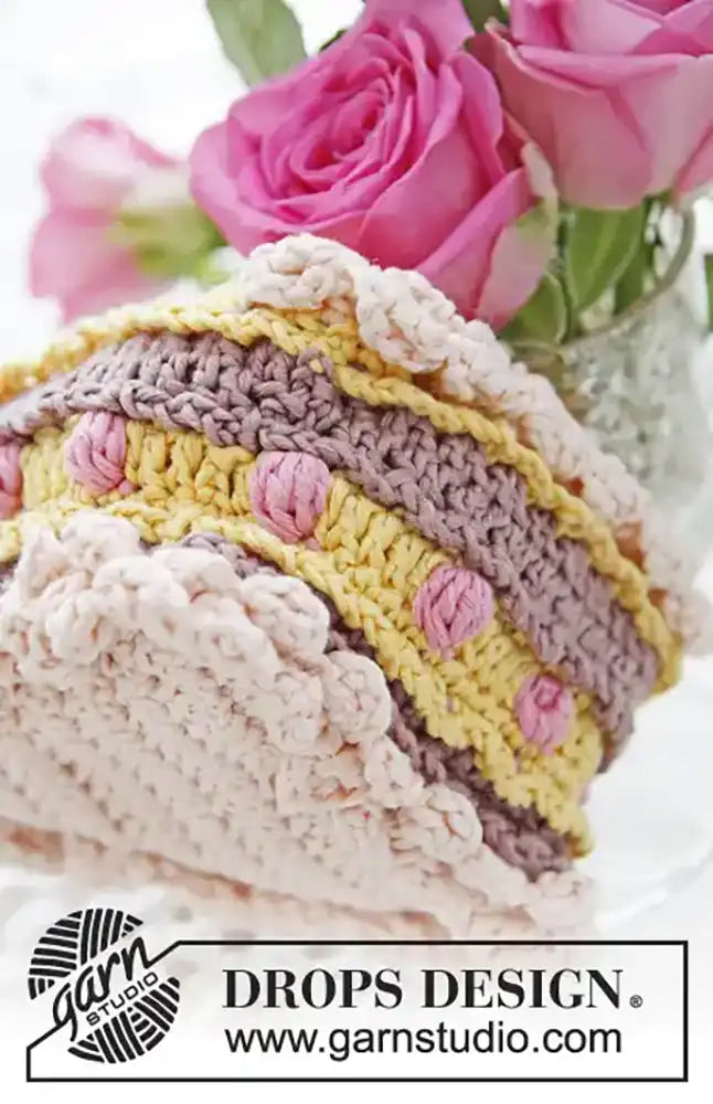 Tortenstück Vanilla Drizzle (Häkelset)