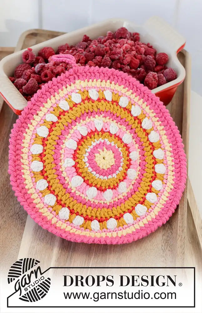 Topflappen Spring Circle (Häkelset)