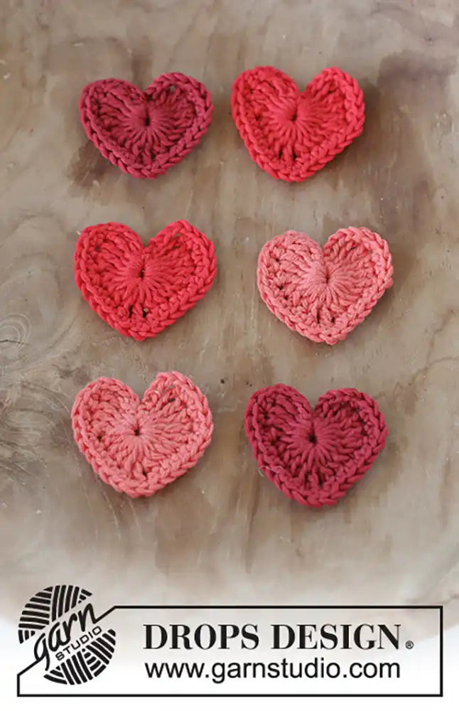 Dekoherzen Tiny Happy Hearts (Häkelset)