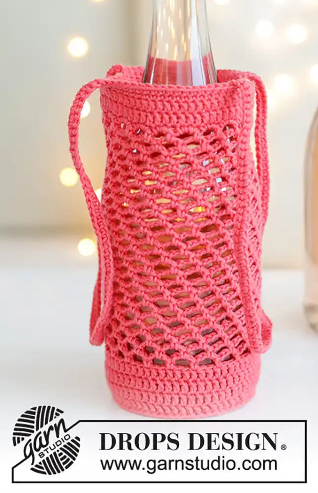 Flaschentasche Time for Cheers (Häkelset)