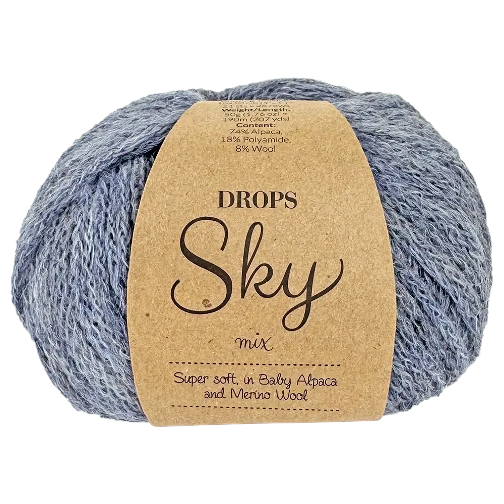 #Farbe_Drops Sky | 12 Jeansblau Mix