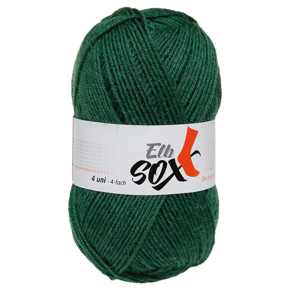 #Farbe_ElbSox 4-fach Uni | 009 Grün