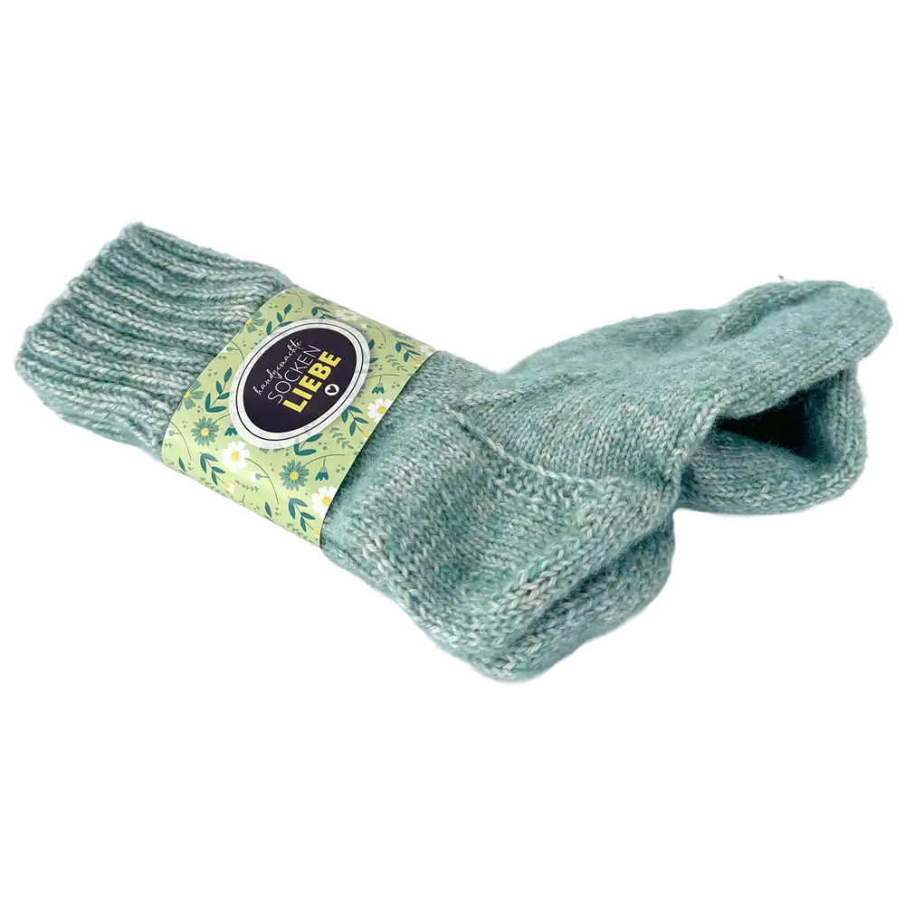 #Set_Frida's Sockenbanderole | 17 Grün floral