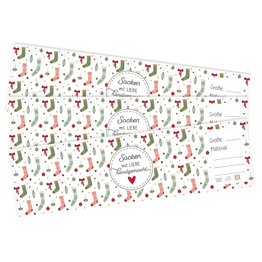 #Set_Frida's Sockenbanderole | Weihnachten mit bunten Socken