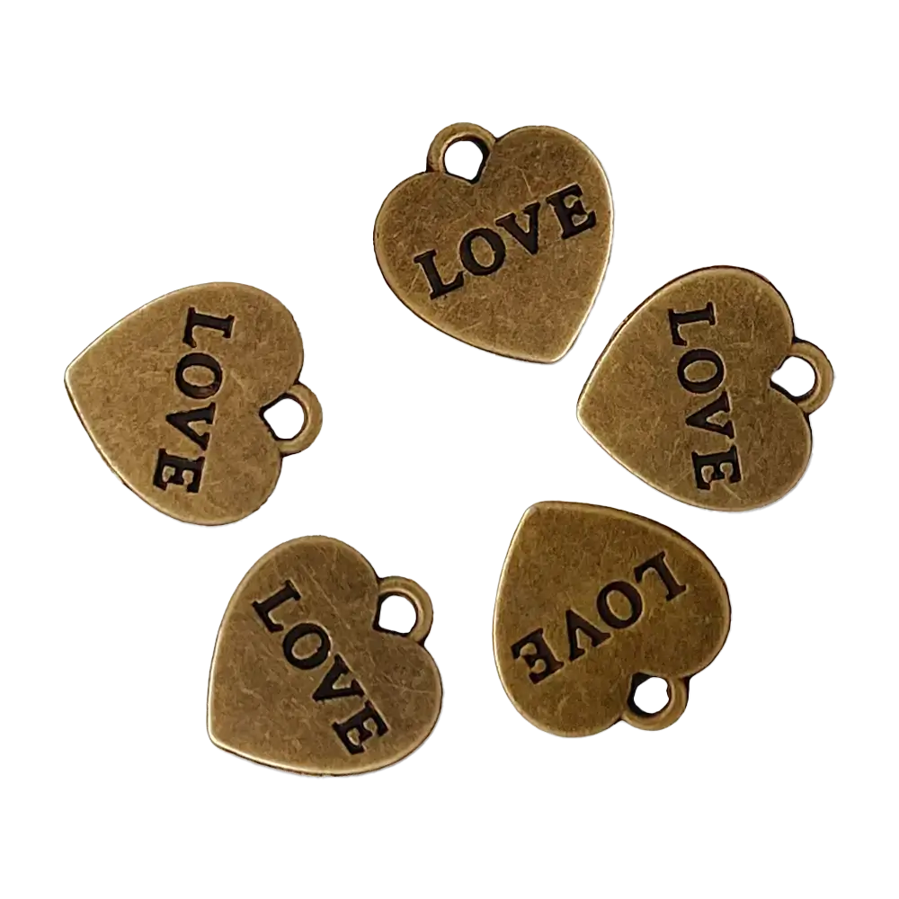 Frida's Anhänger Herz »Love« (5 Stück)
