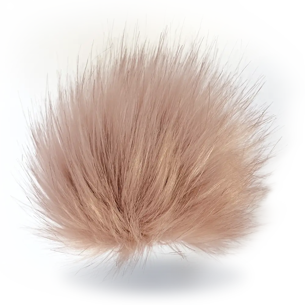 #Farbe_Bommel mit Faden 15-17 cm | Rosa