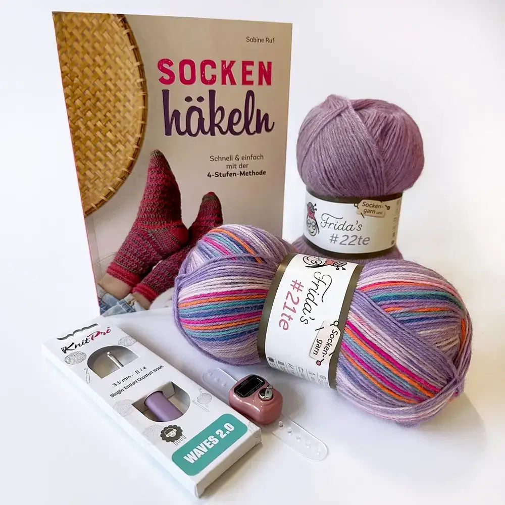 Häkelharmonie in Flieder