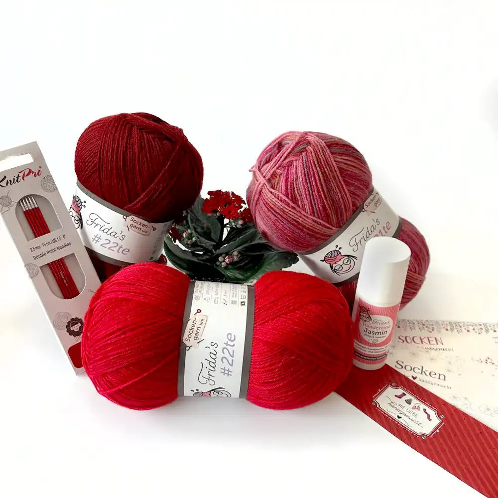 17 | Herzmaschen in Rot