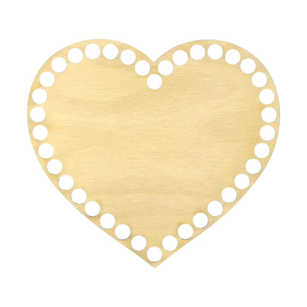 #Größe_Frida's Holzboden | BSZ349 Herzform 18 × 16 cm