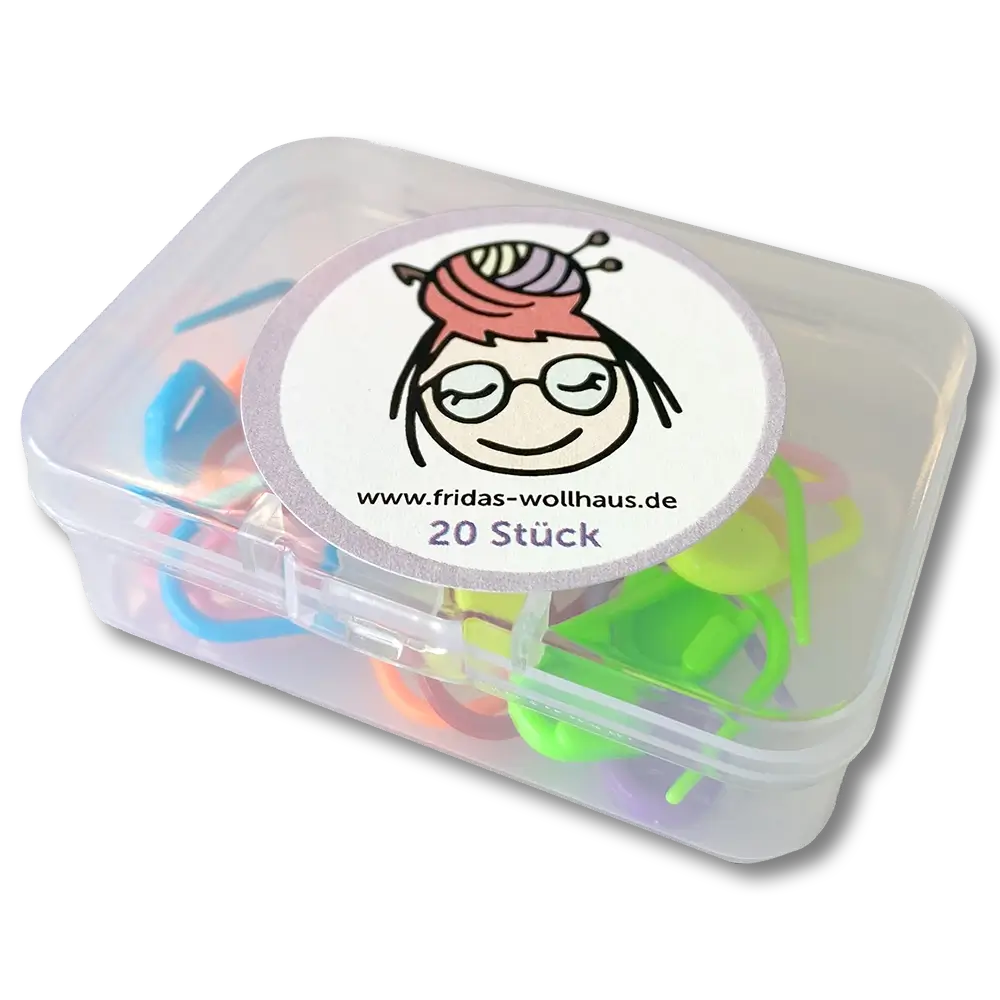 Frida's Bunte Maschenmarkierer in Box (20 Stück)