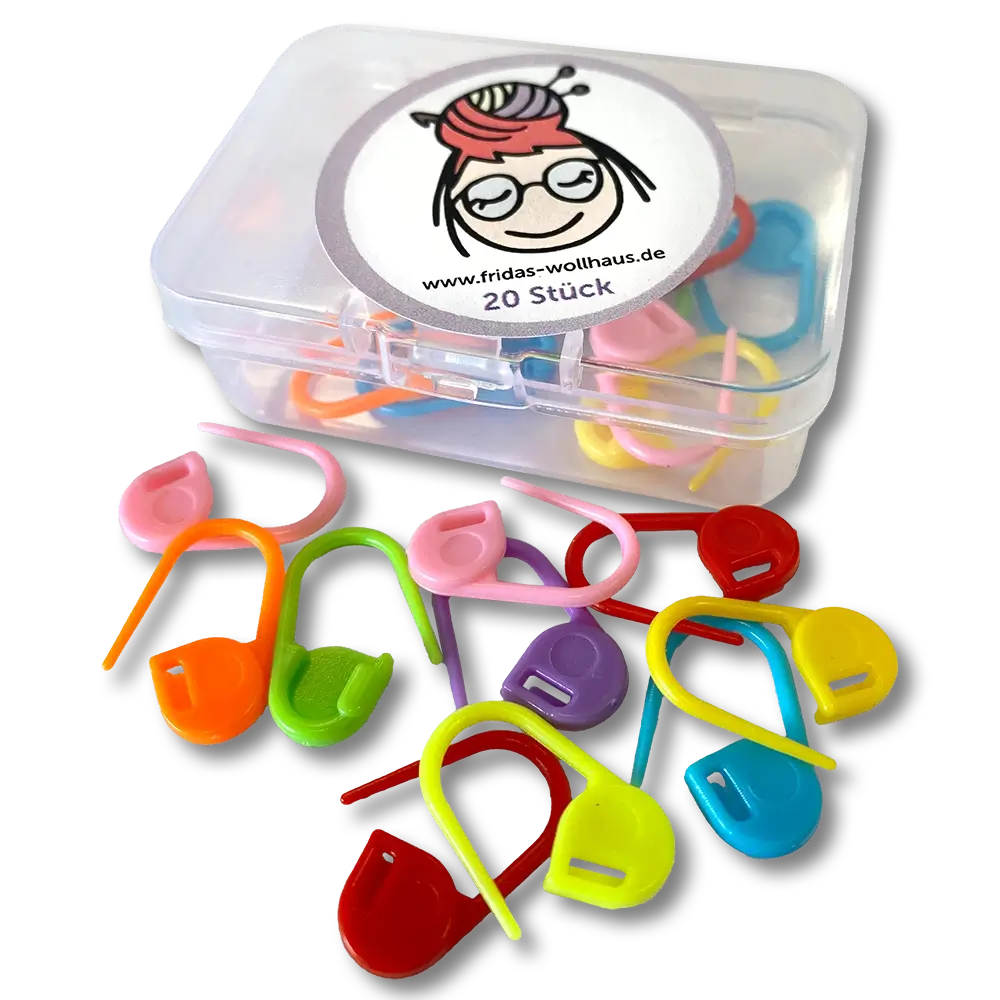 Frida's Bunte Maschenmarkierer in Box (20 Stück)