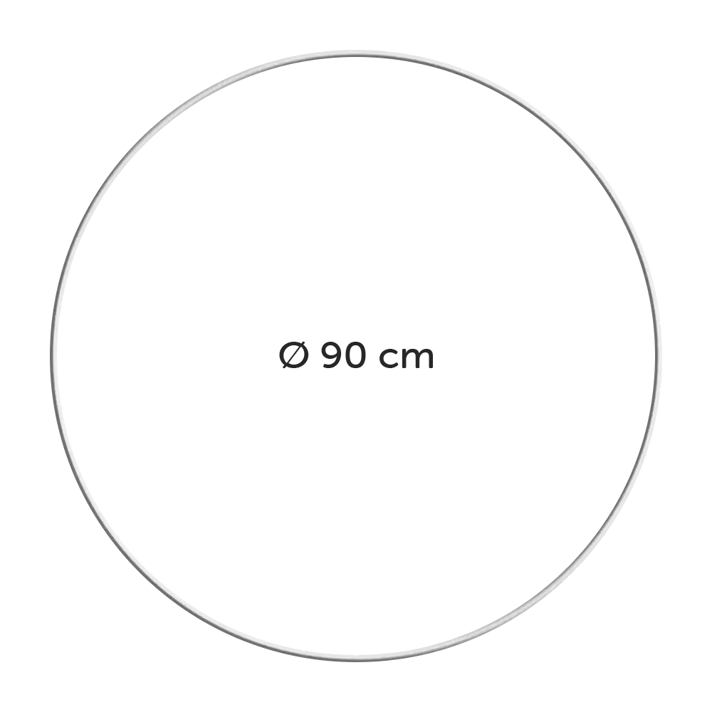 #Farbe_Weiß / 90 cm