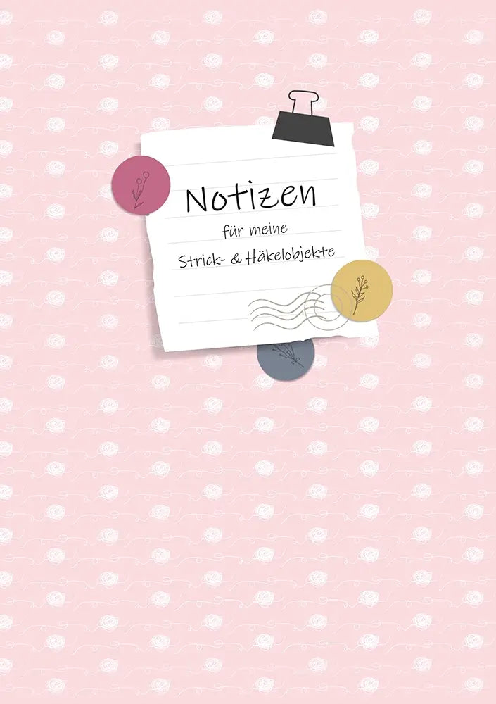 #Design_Fridas Notizheft bedruckt | Rosa