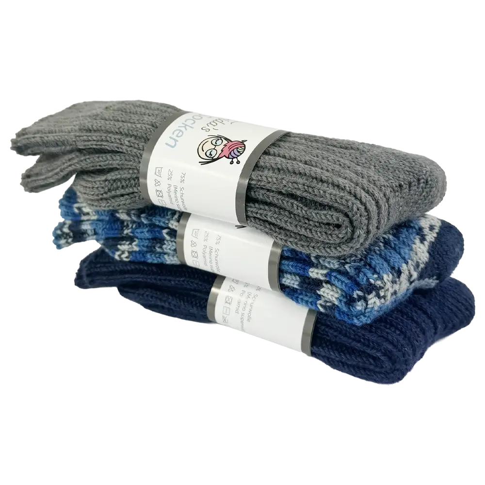 #Design_Frida's Socken 3er-Set | Nordsee