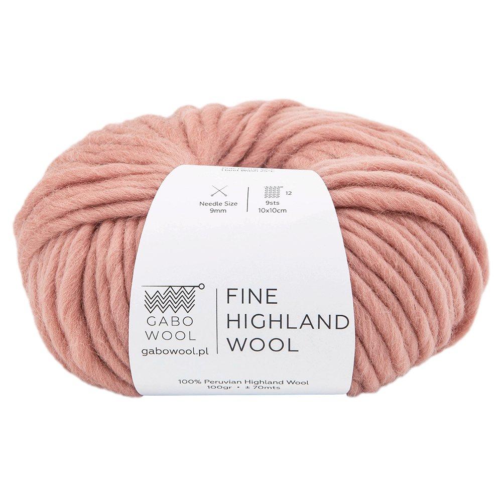 #Farbe_Gabo Wool Fine Highland Wool | Altrosa