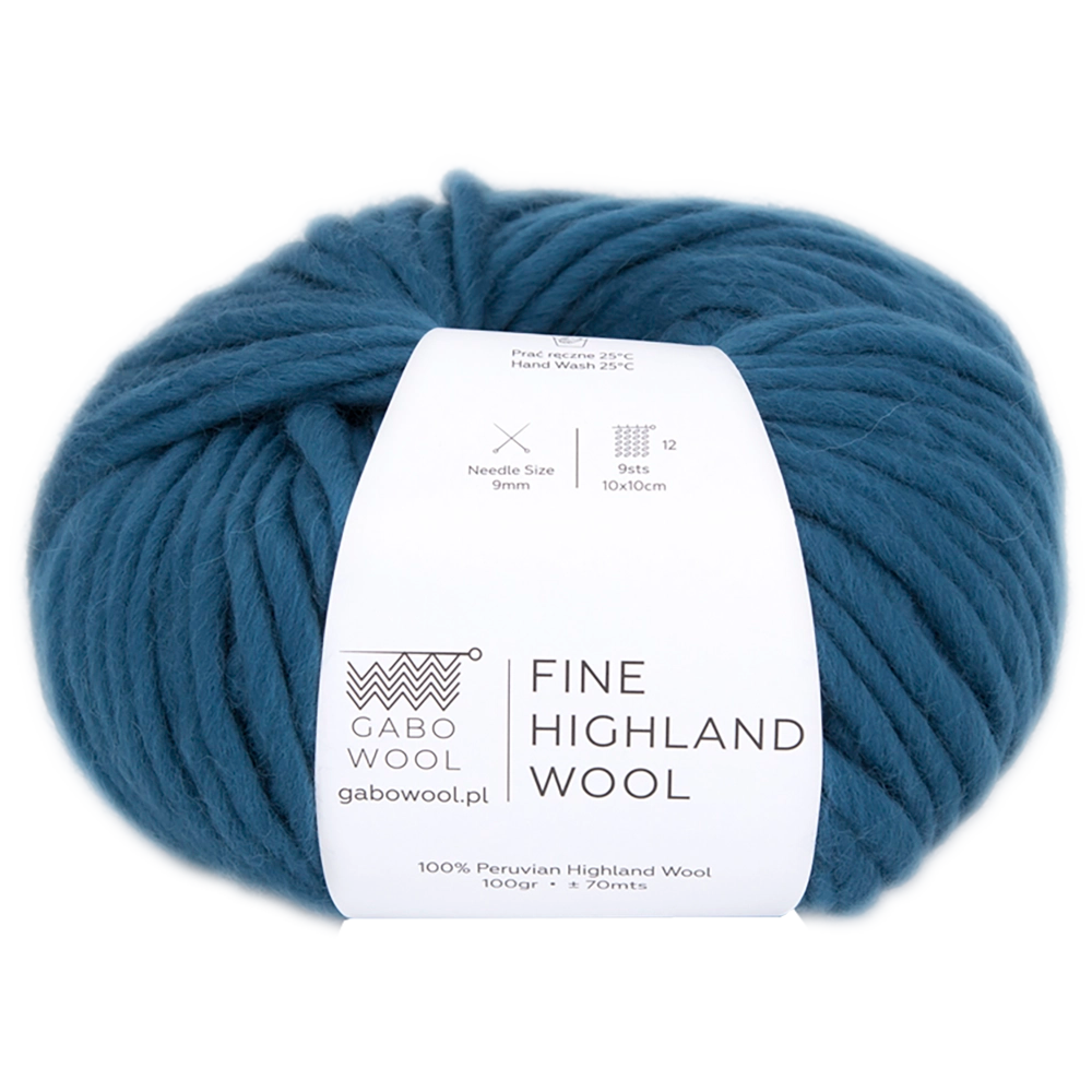 #Farbe_Gabo Wool Fine Highland Wool | Blau