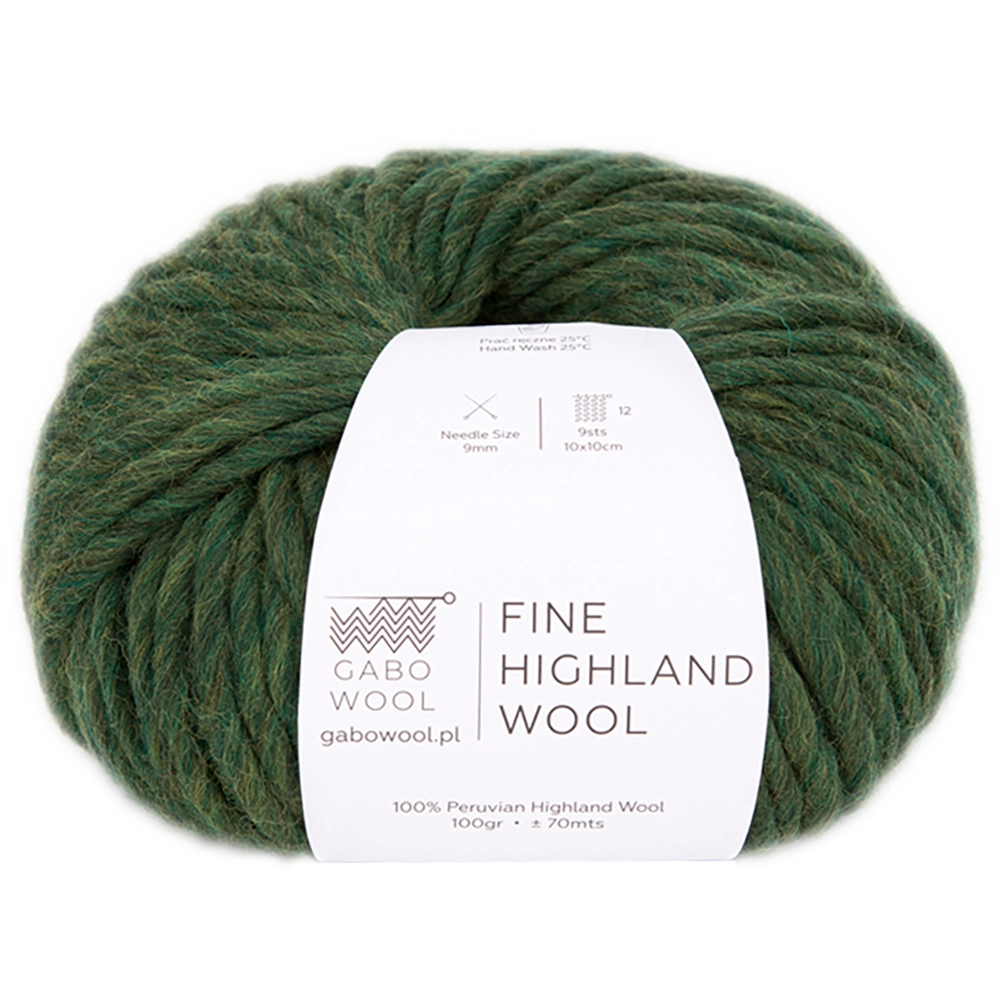 #Farbe_Gabo Wool Fine Highland Wool | Dunkelgrün