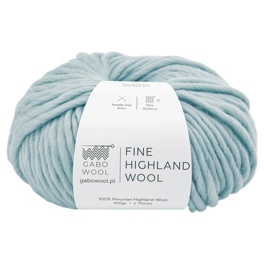 #Farbe_Gabo Wool Fine Highland Wool | Hellblau