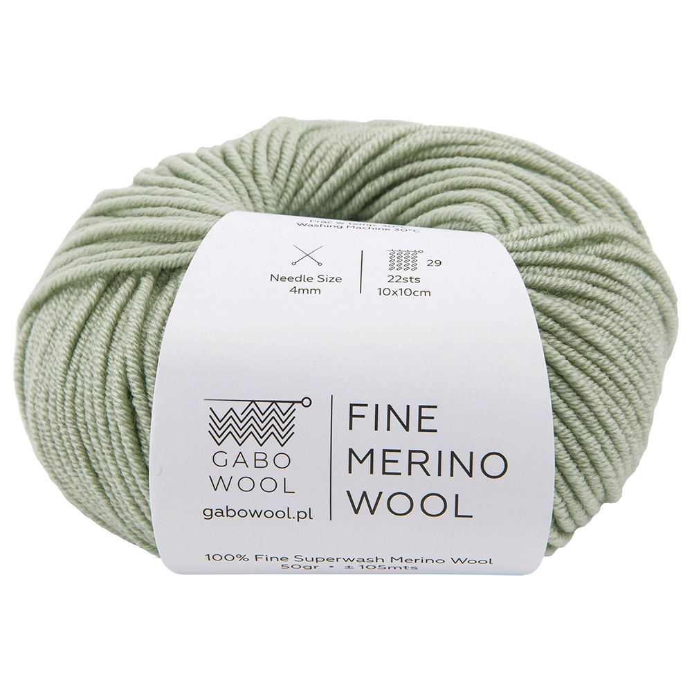 #Farbe_Gabo Wool Fine Merino | Hellgrün