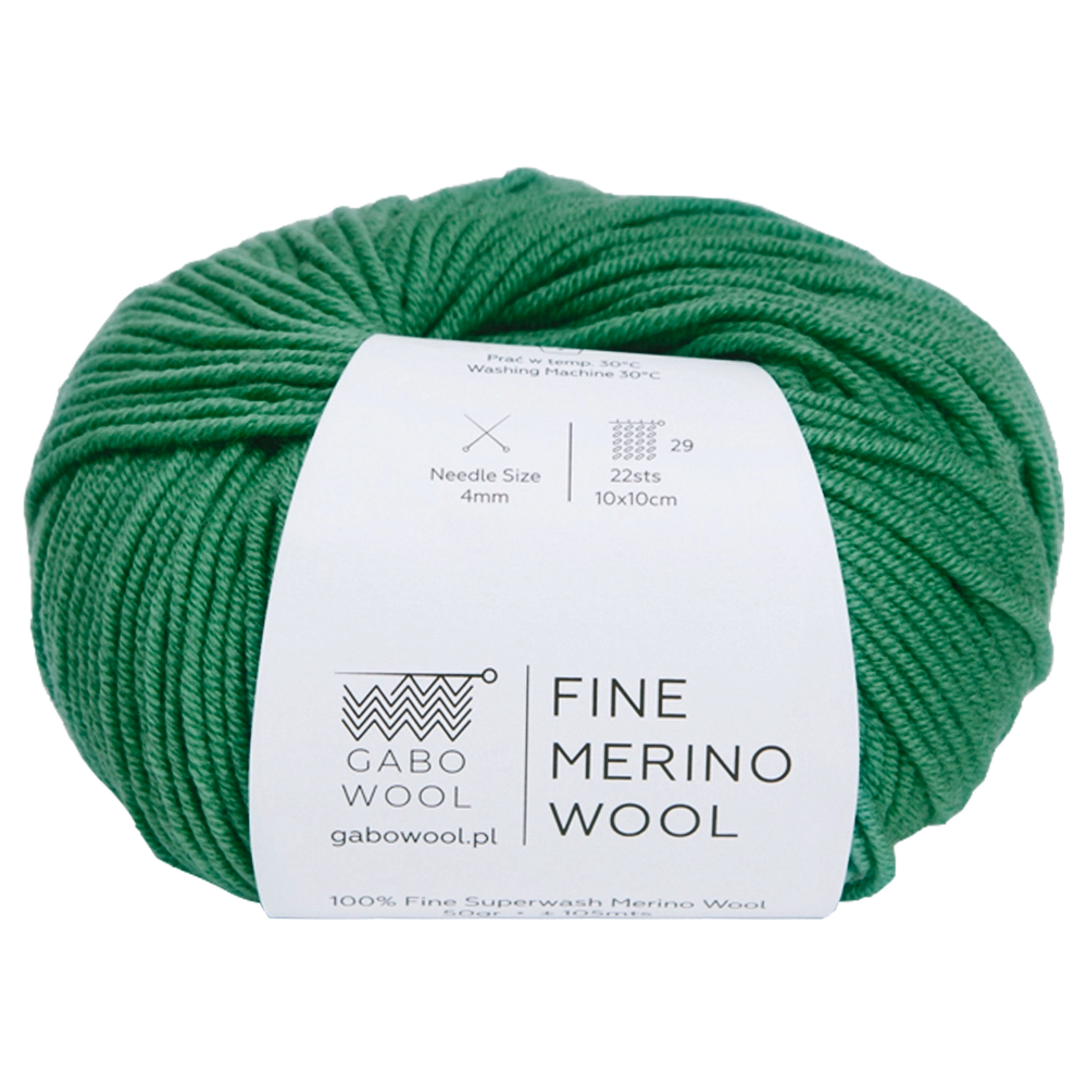 #Farbe_Gabo Wool Fine Merino | Smaragdgrün