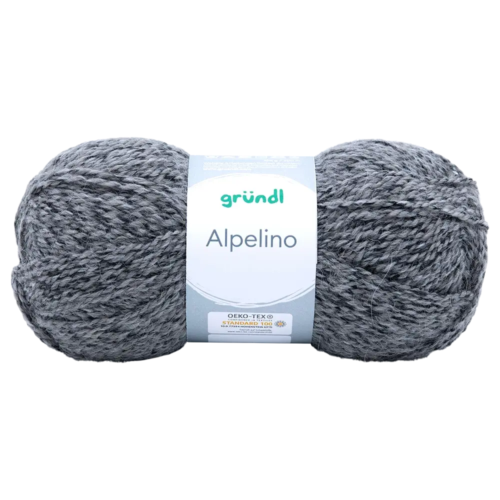 #Farbe_Gründl Alpelino | 10 Schiefergrau meliert