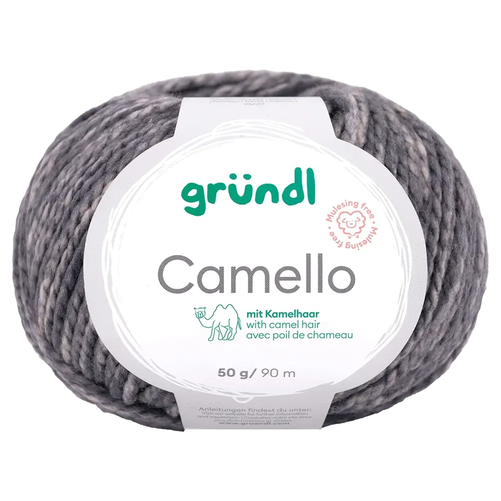 #Farbe_Gründl Camello | 07 Anthrazit meliert