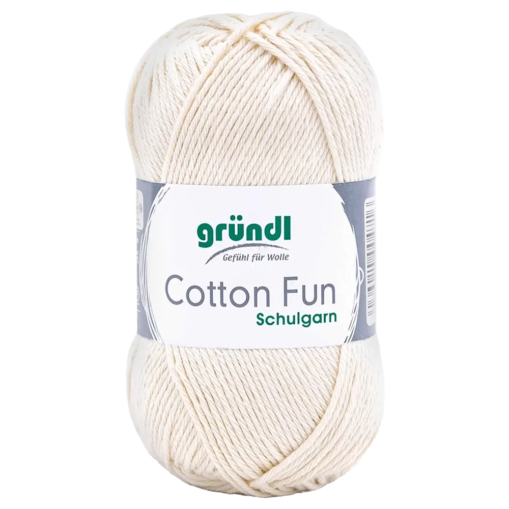 #Farbe_Gründl Cotton Fun | 02 Creme